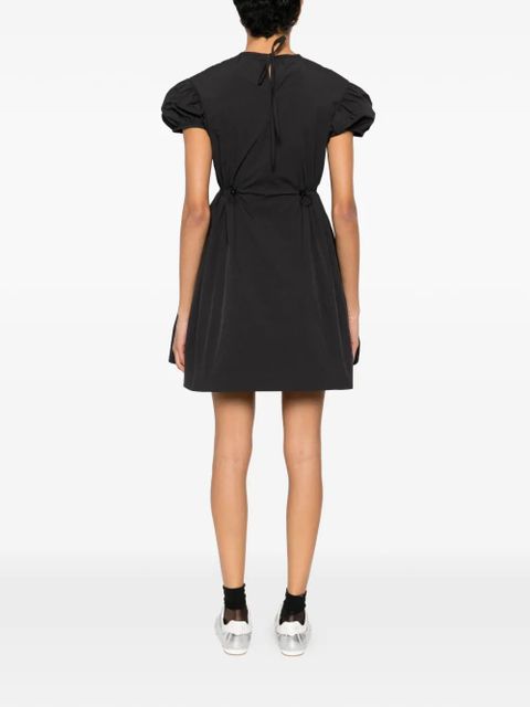 Cecilie Bahnsen puff-sleeve tie dress - Black
