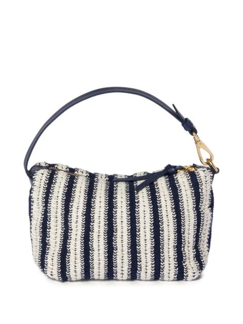 Miu Miu crochet and leather pouch - Blue - zdjęcie produktu nr 2