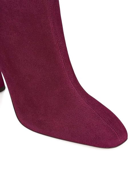 Aquazzura 95mm Amore zip-fastening heeled boots - Purple - zdjęcie produktu nr 2