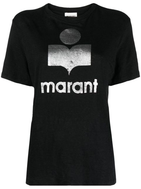 MARANT ÉTOILE Zewel logo-print T-shirt - Black - zdjęcie produktu nr 1