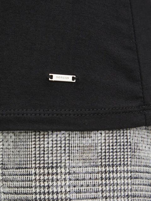 Morgan bluzka TSCOTT damska kolor czarny gładka TSCOTT