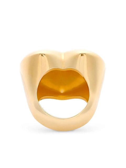 Dolce & Gabbana logo-embossed heart ring - Gold - zdjęcie produktu nr 2