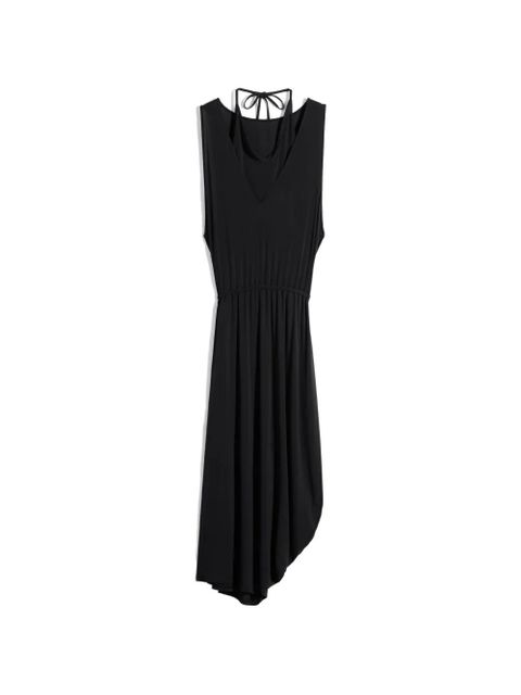 LEMAIRE draped double layer midi dress - Black - zdjęcie produktu nr 1