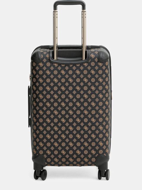 Guess walizka WILDER MEDIUM kolor brązowy TWHP74 52982