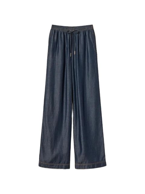 TWINSET elasticated-waistband trousers - Blue - zdjęcie produktu nr 1