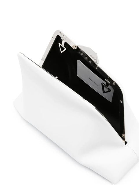 The Attico Day Off clutch bag - White