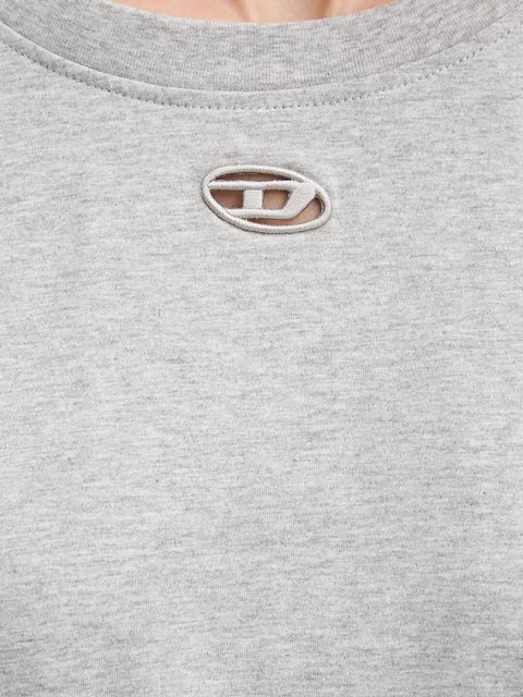 Diesel sukienka D-EIVOR kolor szary mini oversize A19232.0NIAX