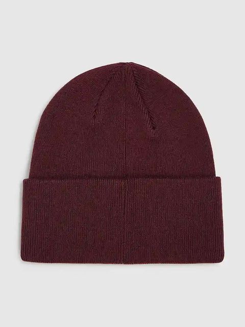 Karl Lagerfeld czapka z domieszką wełny K/RSG kolor bordowy A4W33107