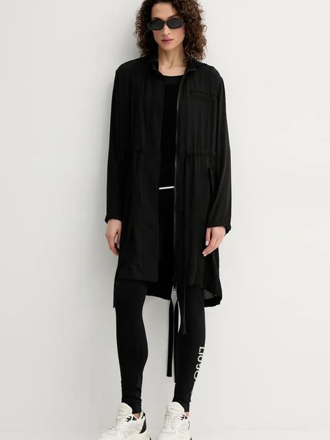 Liu Jo legginsy damskie kolor czarny gładkie TA5107 J4867