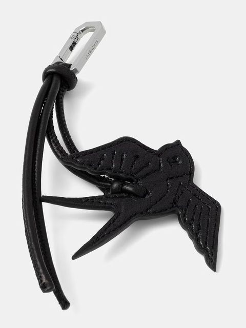 AllSaints brelok skórzany SWALLOW