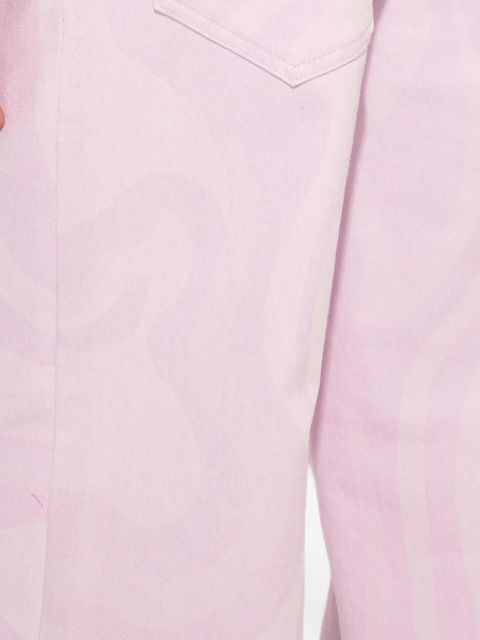 PUCCI Marmo-print trousers - Pink