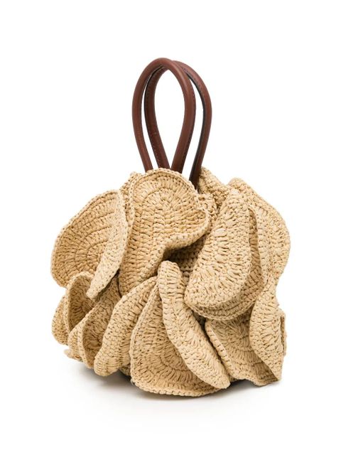 FARM Rio raffia tote bag - Neutrals - zdjęcie produktu nr 2
