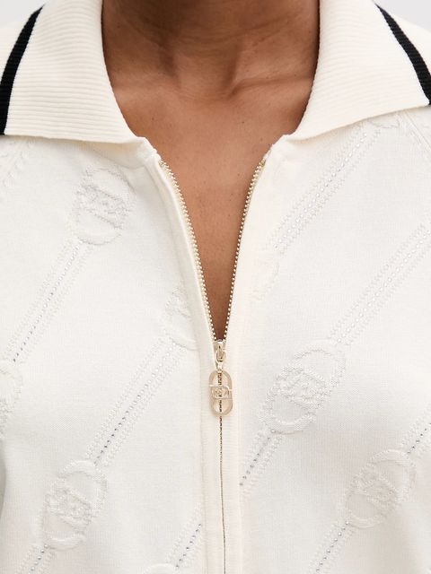 Liu Jo kardigan damski kolor beżowy lekki TF5032.MS63L