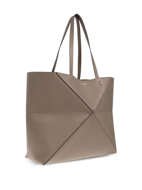 LOEWE medium Puzzle Fold tote bag - Brown
