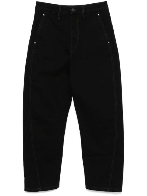 LEMAIRE Twisted trousers - Black - zdjęcie produktu nr 1