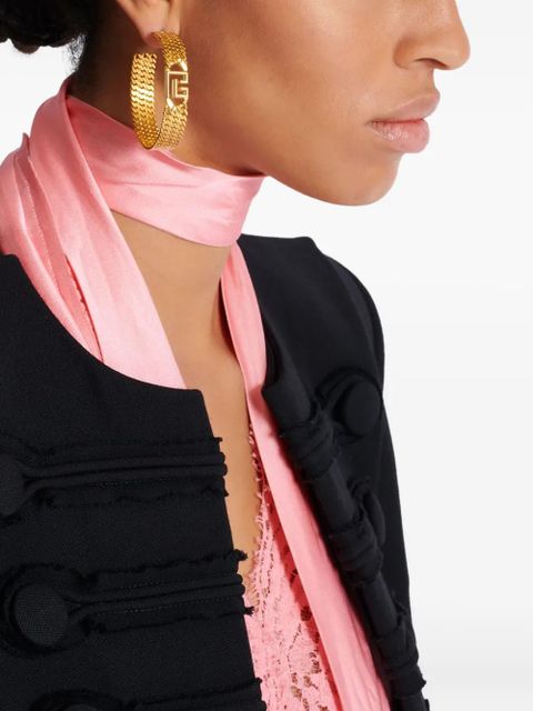 Balmain Sync PB hoop earrings - Gold