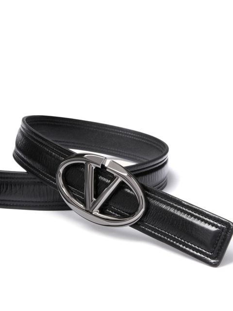 Valentino Garavani 30mm VLogo The Bold Edition belt - Black