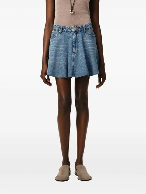 AMI Paris flared miniskirt - Blue