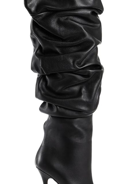 Amina Muaddi pointed-toe boots - Black - zdjęcie produktu nr 2