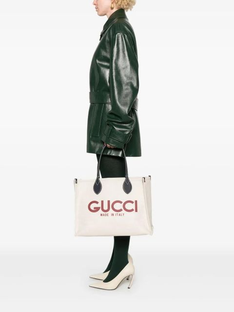 Gucci medium Gucci-print tote bag - Neutrals - zdjęcie produktu nr 2