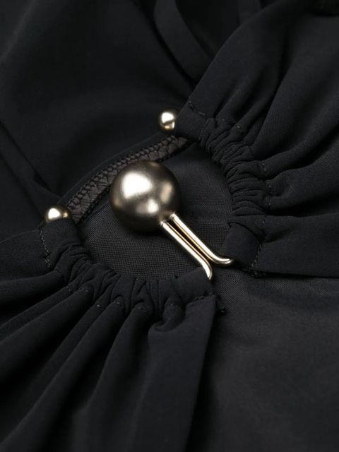 Christopher Esber cut-out mini beach dress - Black