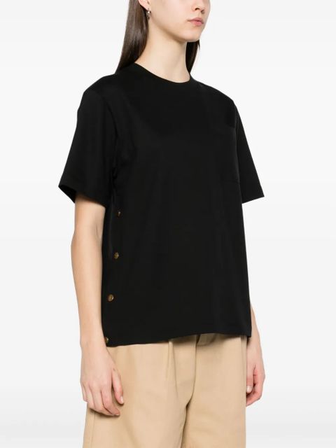 Moncler patch-pocket cotton T-shirt - Black - zdjęcie produktu nr 2