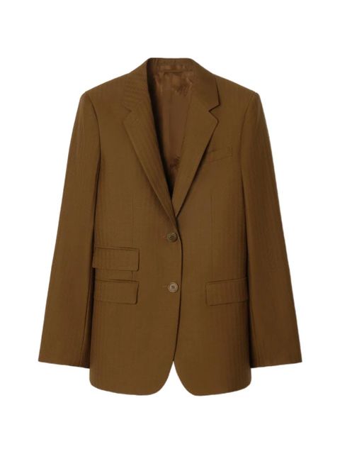Burberry Siora herringbone pocket blazer - Brown - zdjęcie produktu nr 1