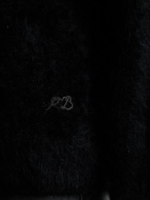 Rag & Bone sweter kaszmirowy damski kolor czarny z półgolfem RG6325F6MCA