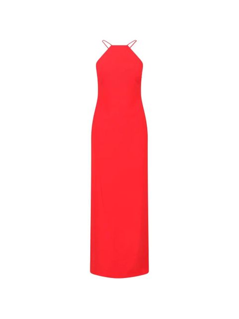 Lauren Ralph Lauren halterneck split dress - Red - zdjęcie produktu nr 1