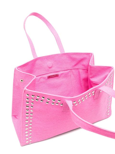 Gimaguas medium stud-embellished tote bag - Pink