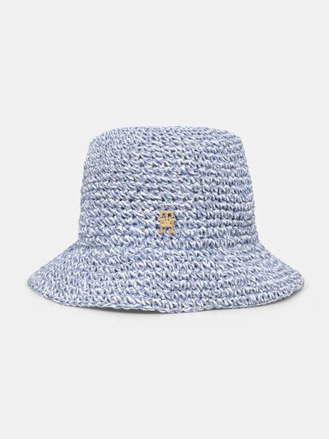 Tommy Hilfiger kapelusz kolor niebieski AW0AW17136