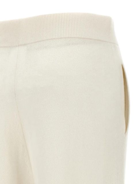 Max Mara ribbed cashmere trousers - Neutrals