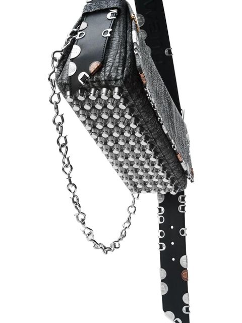 Alexander Wang studded chain shoulder bag - Black