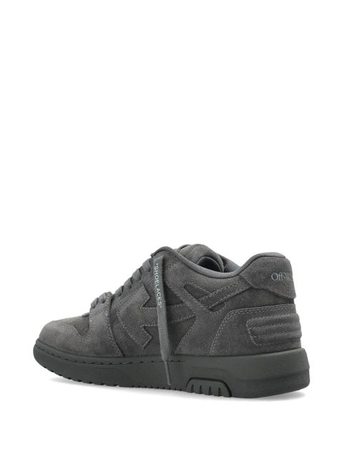 Off-White Out Of Office "For Walking" suede lace-up sneakers - Grey