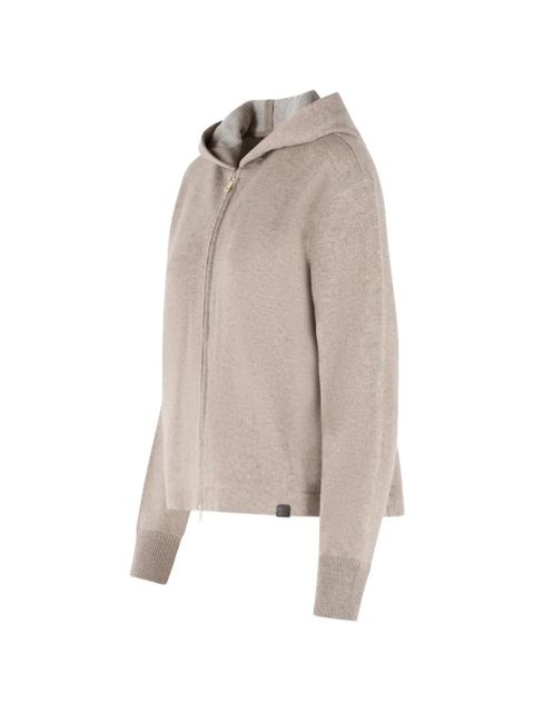Max Mara zip-up hoodie - Neutrals