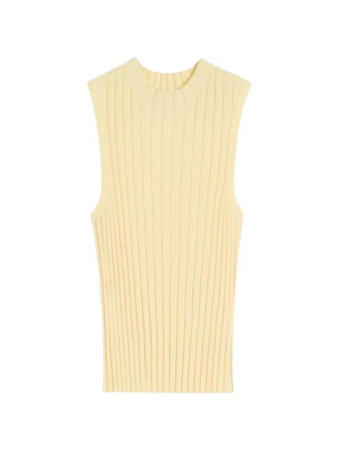 Weekend Max Mara ribbed knitted top - Yellow - zdjęcie produktu nr 1