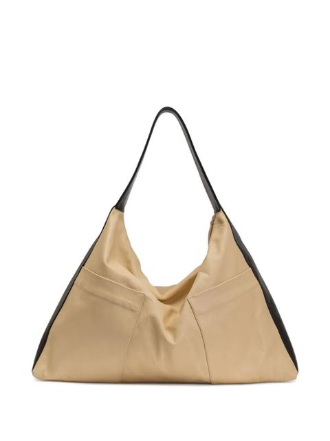 Gimaguas Duo leather shoulder bag - Neutrals - zdjęcie produktu nr 1
