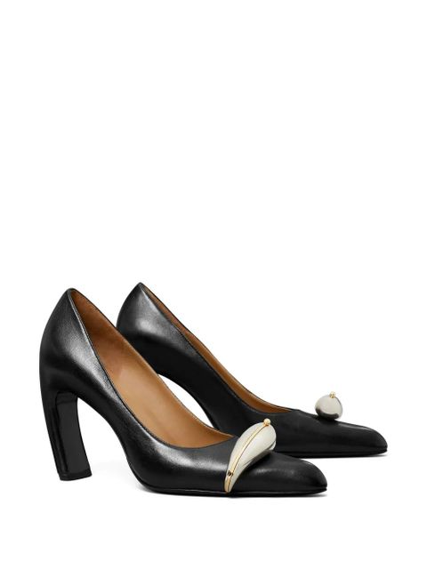 Tory Burch 90mm pierced XL pumps - Black - zdjęcie produktu nr 2