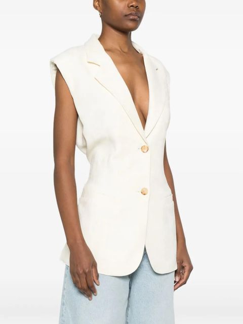 ETRO paisley-jacquard waistcoat - Neutrals