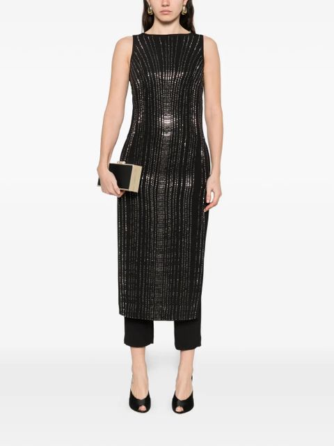 PINKO rhinestone-embellished jumpsuit - Black - zdjęcie produktu nr 2