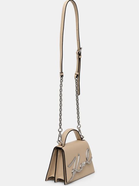 Karl Lagerfeld torebka K/SIGNATURE kolor beżowy A1W30038 - zdjęcie produktu nr 2