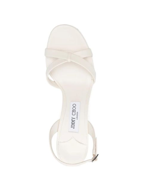 Jimmy Choo Elsy criss-cross sandals - Neutrals