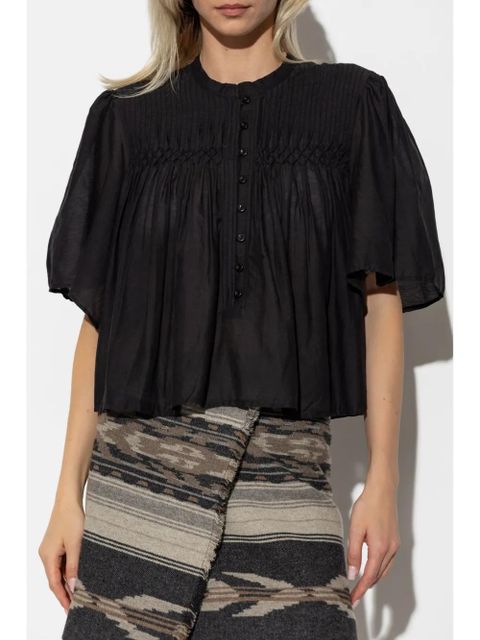 MARANT ÉTOILE Destiny blouse - Black - zdjęcie produktu nr 2