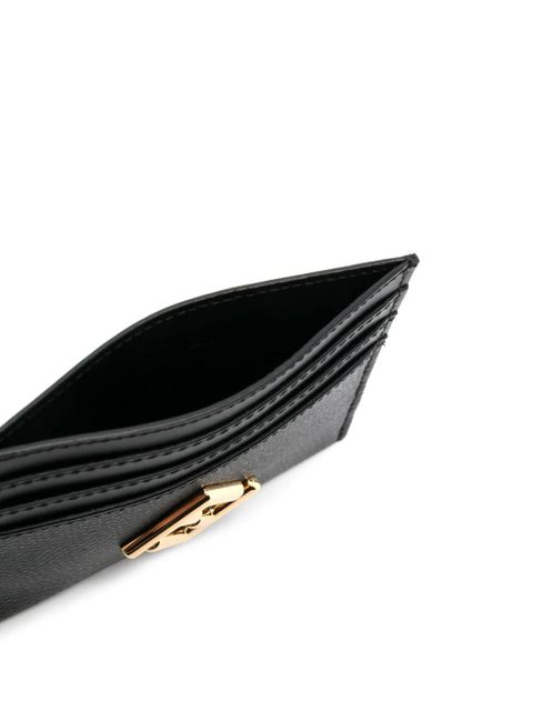 FENDI logo-plaque detail card holder - Black - zdjęcie produktu nr 1