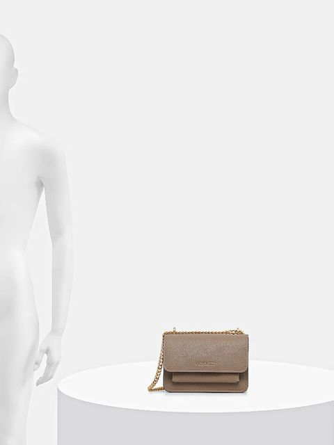 MICHAEL Michael Kors torebka skórzana kolor beżowy 32T4GC7C1T