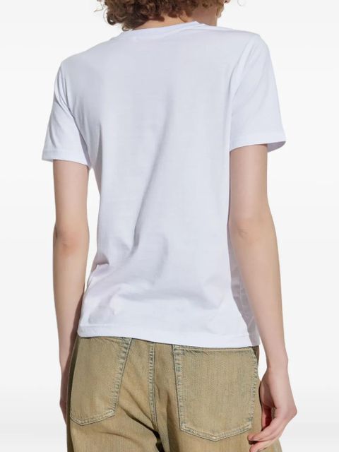 Diesel oval-embellished T-shirt - White