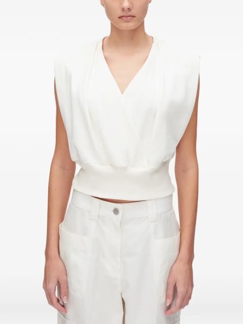 3.1 Phillip Lim V-neck sleeveless top - Neutrals