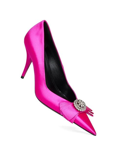 Balenciaga crystal-embellishment pumps - Pink