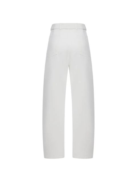 LEMAIRE bleached denim belt trousers - White - zdjęcie produktu nr 2
