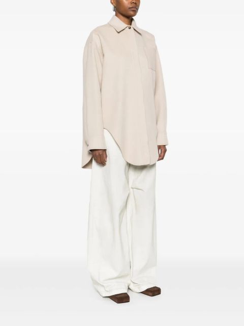LOEWE Anagram-motif shirt - Neutrals